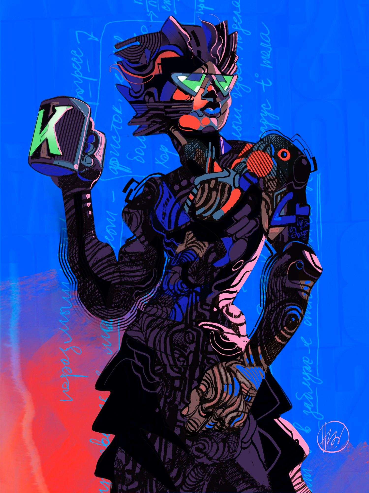 Kanban character design design illustration lifestyle performer style wow