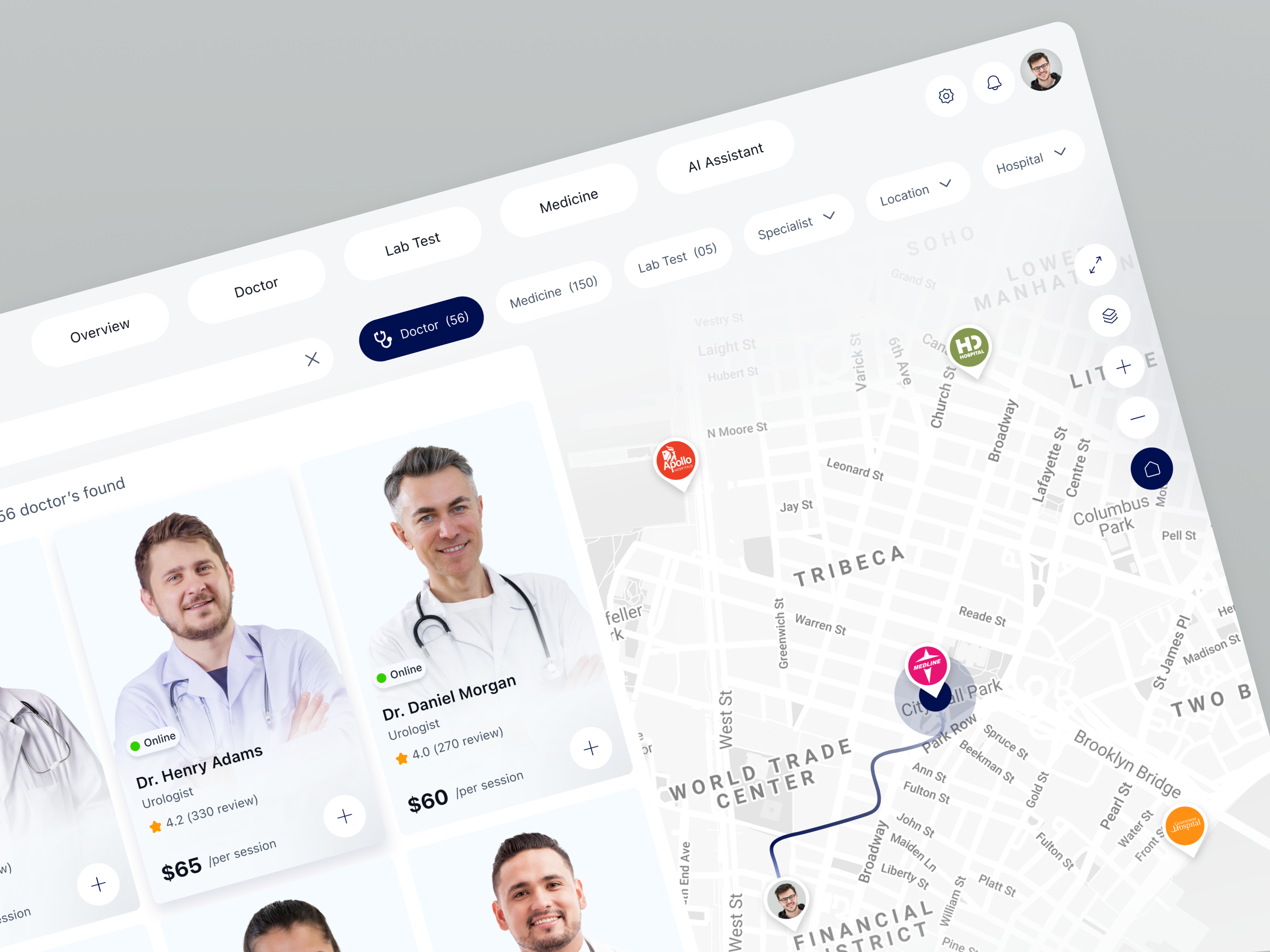 Example of Web App & Ai Based Product UX/UI Design