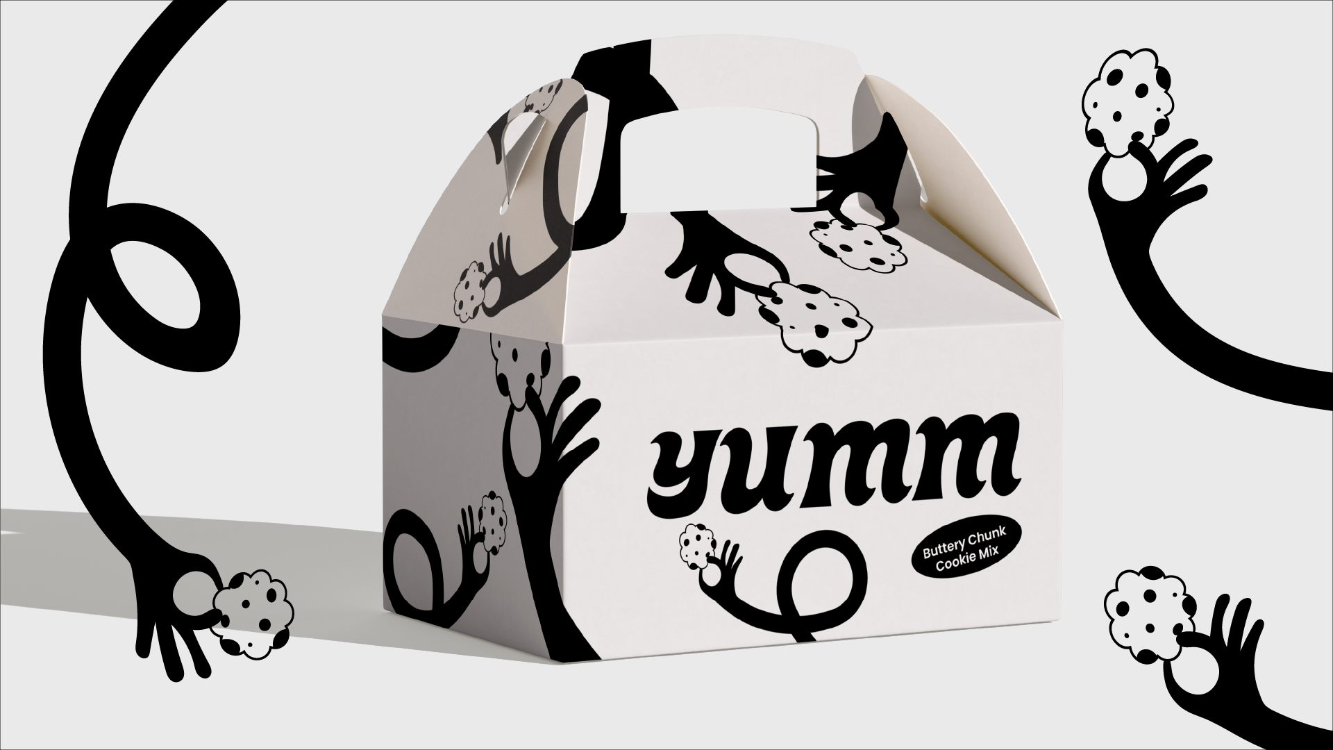 YUMM COOKIE BRANDING AND PACKAGING DESIGN branding cookie design food food packaging graphic design illustration label design logo packaging design