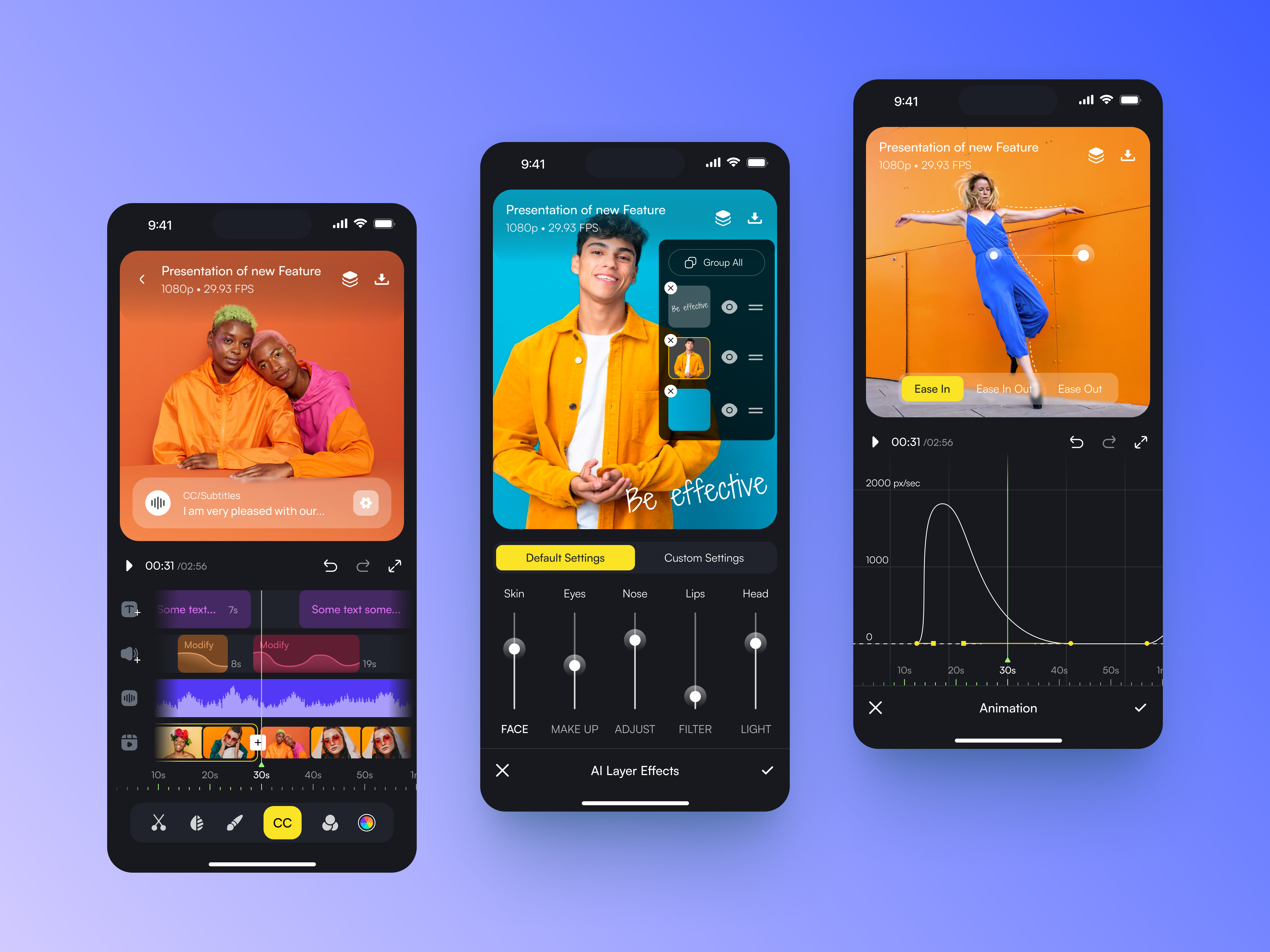 Example of Mobile App for Video Editor