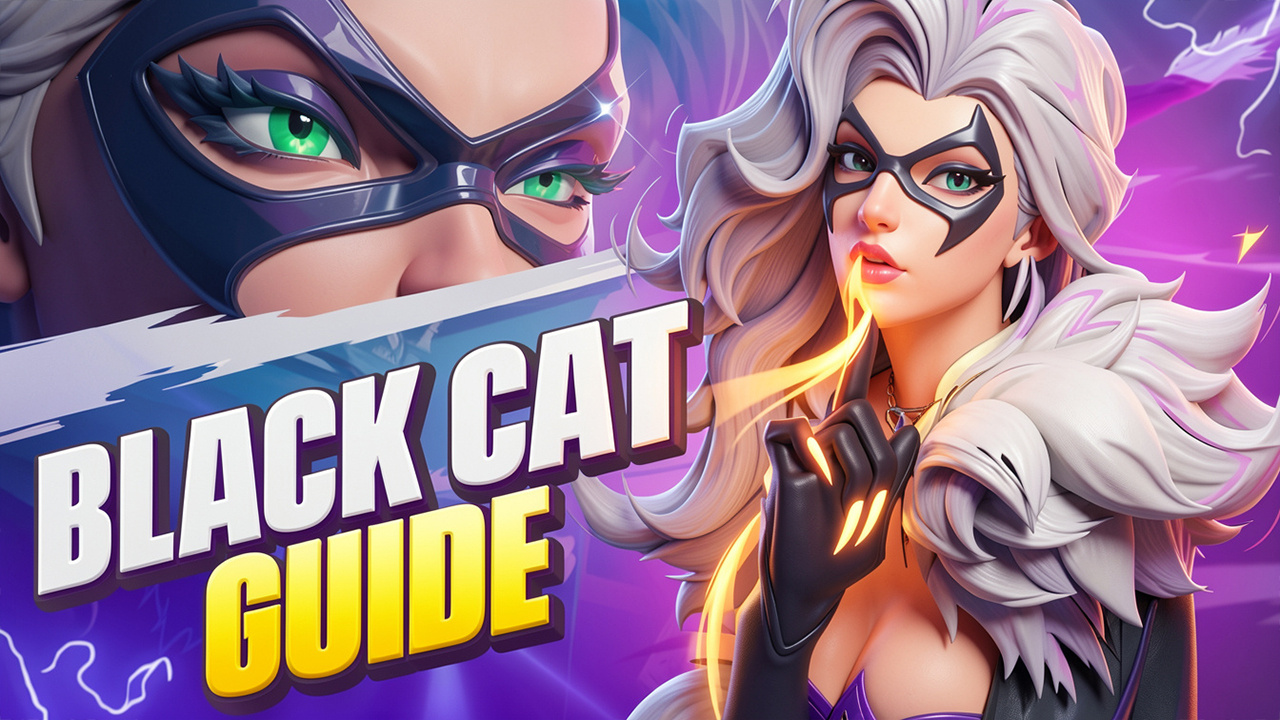 Black Cat Thumbnail 3d render black cat branding design gaming gaming thumbnail graphic design hire thumbnail designer illustration marvel rivals photoshop poster design render thumbnail thumbnail designer twitch ui video thumbnail youtube youtube thumbnail