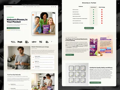 Modern Psychedelic Brand Website Design (Bold UI/UX for DTC Grow bold design branding conversion rate optimization creative design cro design dtc brand ecommerce design landing page mobile responsive modern ui online store premium design product page design psychedelic design shopify design startup website ui ux design user experience web design website redesign