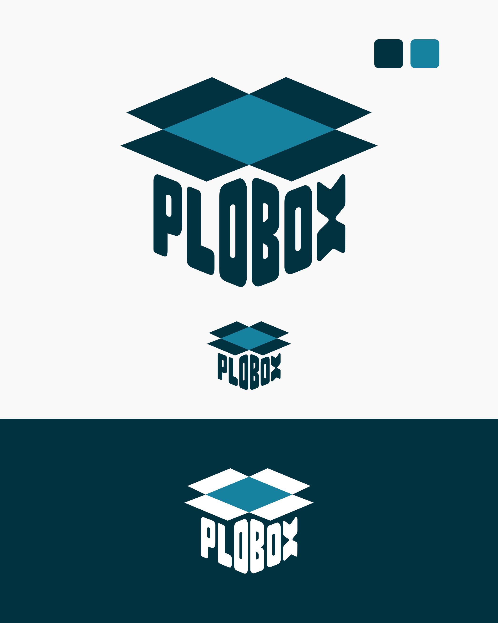 Logo Design for Plobox box branding business commission design freelance work graphic design graphic designer logo logo design logo design branding logo designer typography vector