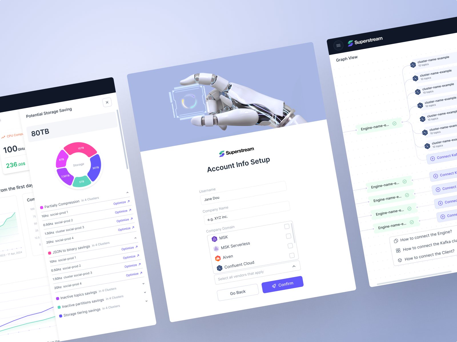 SaaS DevOps Management Platform UI