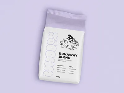 Whoops Identity bag brand branding cafe coffee bag design download food identity label logo mockup mockups packaging psd template typography