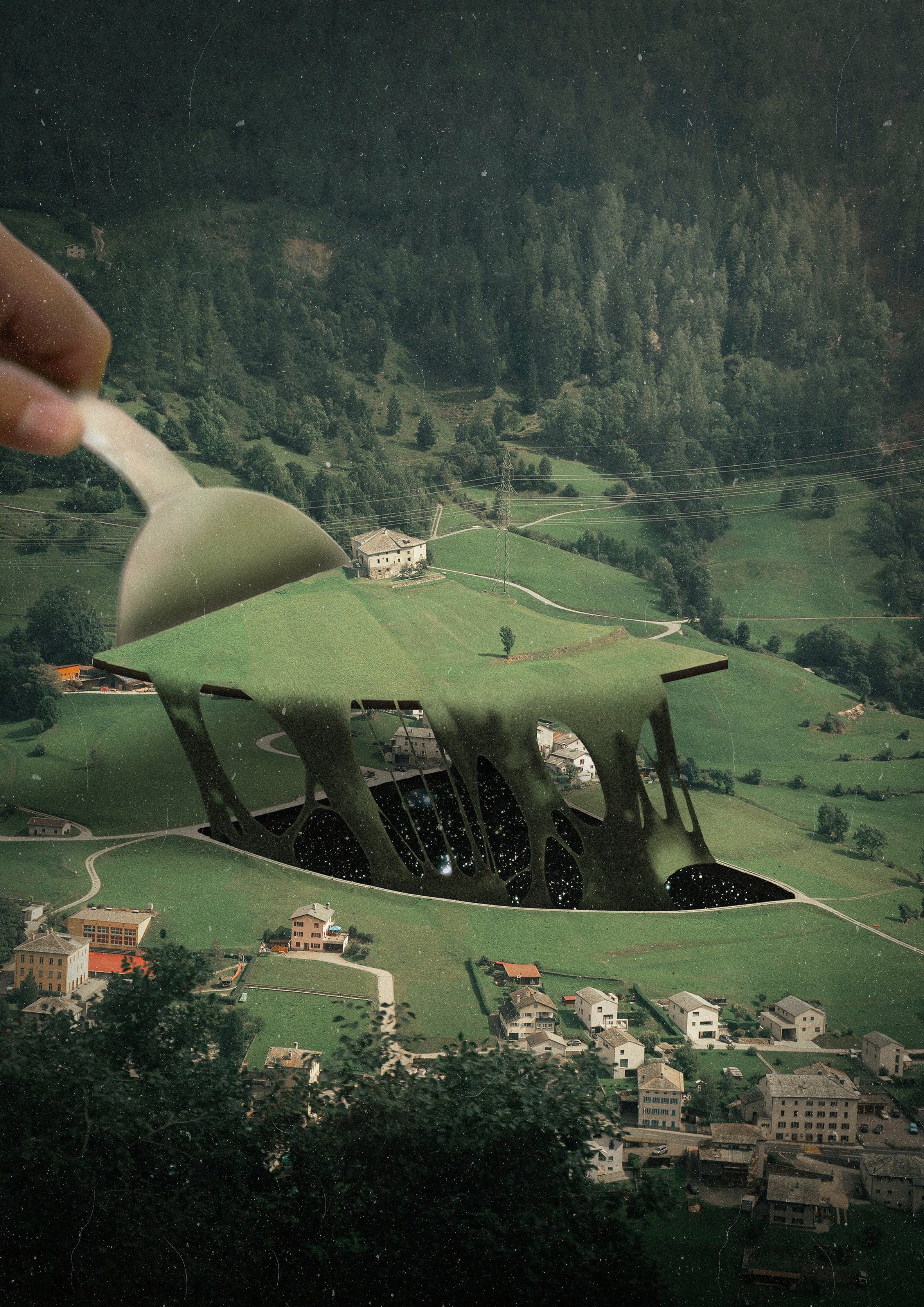 a slice of ground album cover book cover collage cover design design digital art graphic design illustration poster 그래픽디자인 꼴라주 꼴라쥬 콜라주 콜라쥬