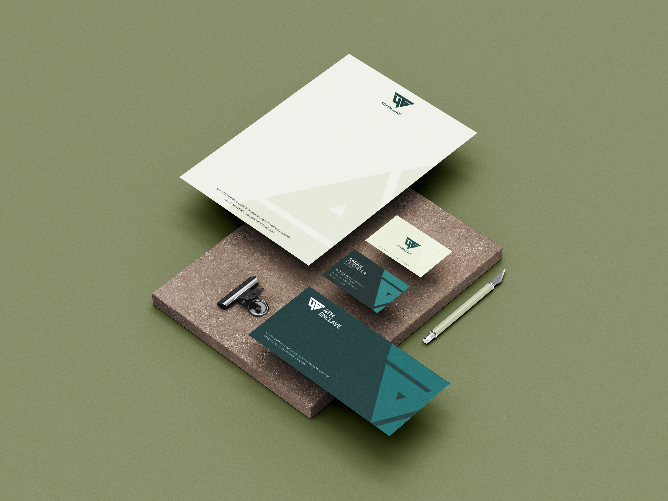 4th Enclave Brand Logo brand design brand logo design branding design fashion design fashion logo design graphic design logo logo design print design visual logo design