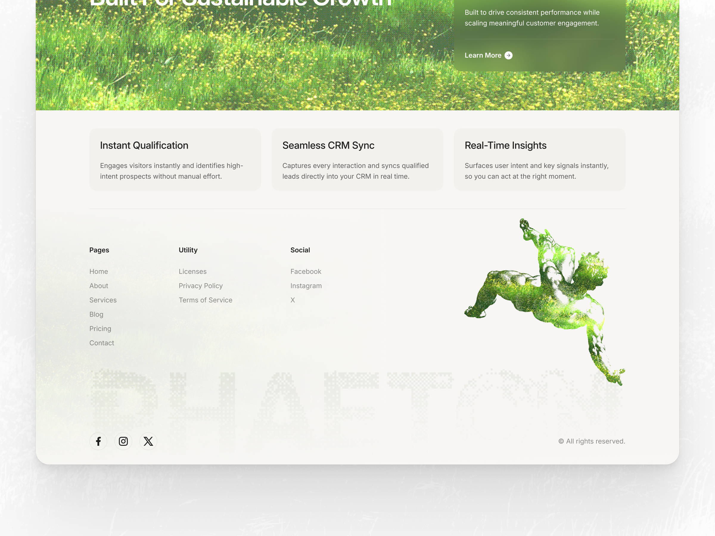 Footer Section Design