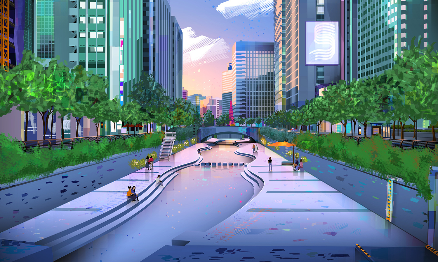 Roaming around - Cheonggyecheon Stream