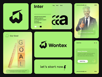 Wontex Brand Identity Design | Modern Minimal Branding |
