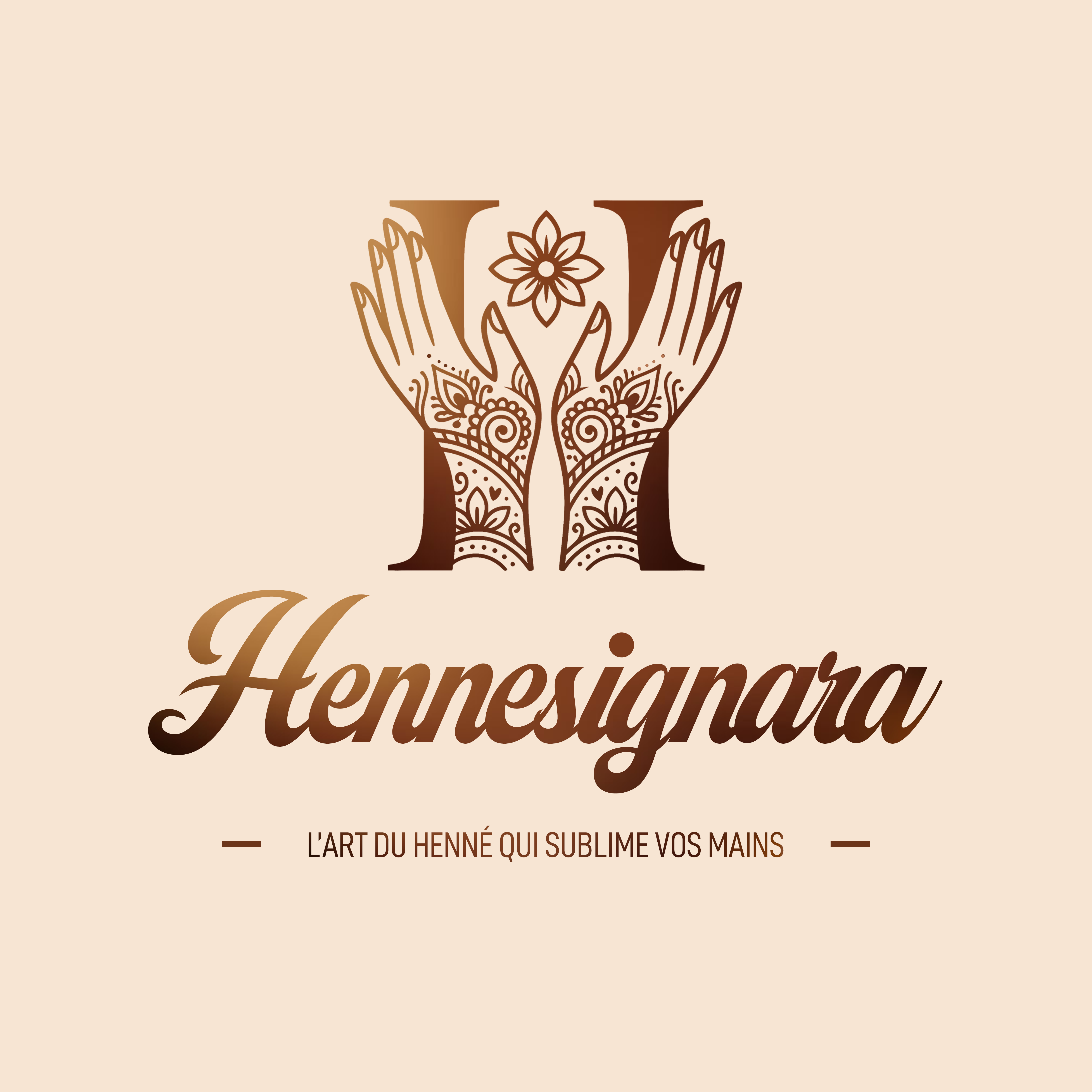 Example of Henna Brand Logo Design 🤎