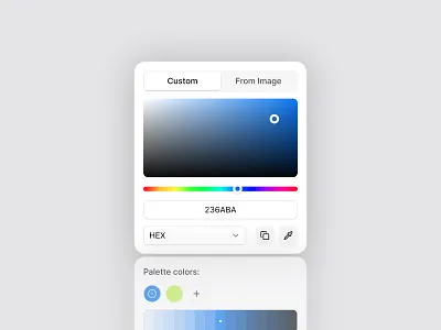 Color Picker | Dizno app design branding clean color picker components graphic design minimal mobile app design picker ui uikit user experience user interface visuals web design