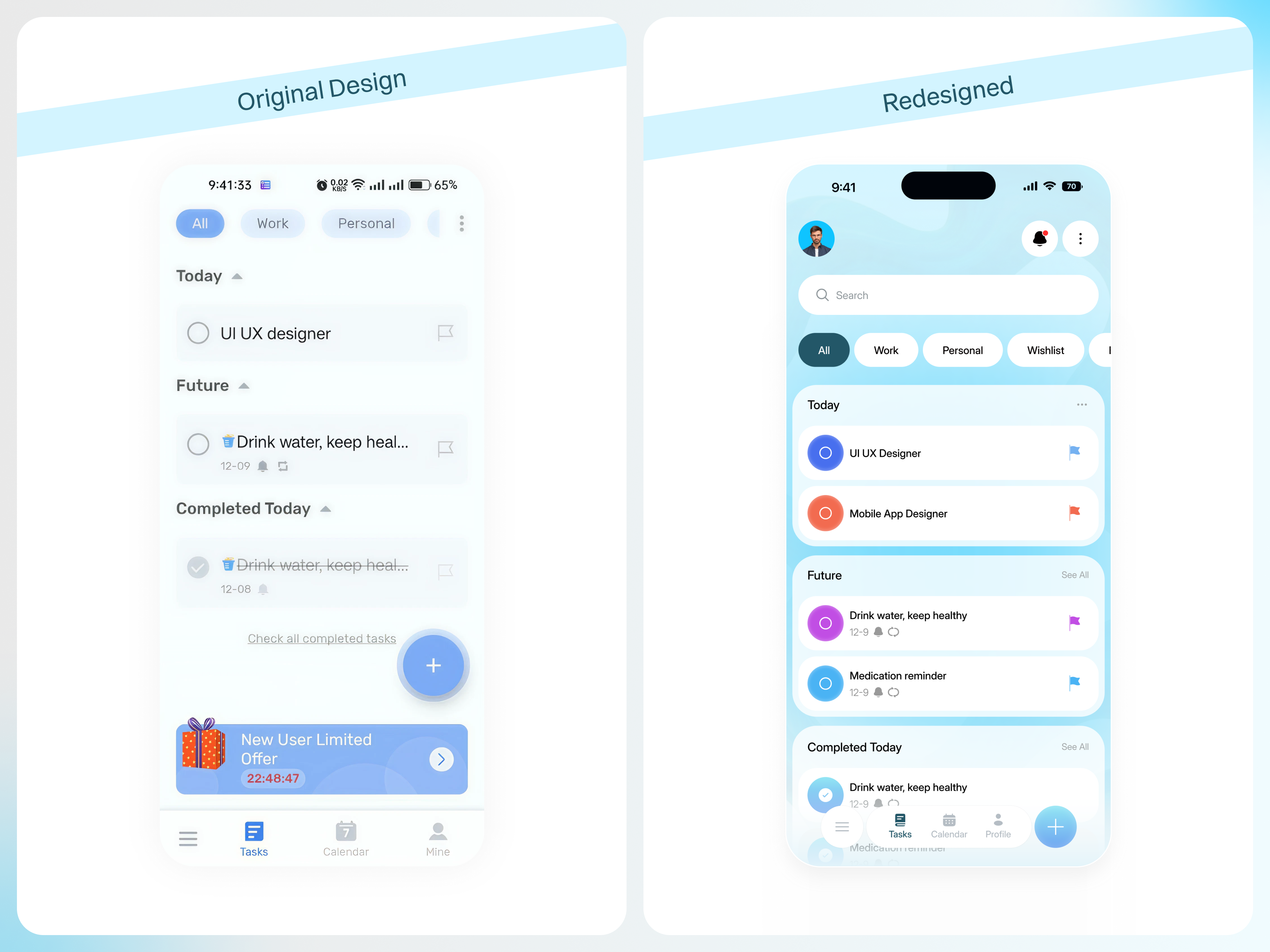 Task Management Mobile App Redesign app design case study delivery design mobile app mobile app design mobileui professional project management project management app task app task management task tracker tasktracking to do list ux redesign web work management