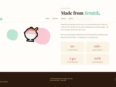Web design art behance canva creative creative art custom design dribbble graphic design icecream illustration socialmedia ui web design website