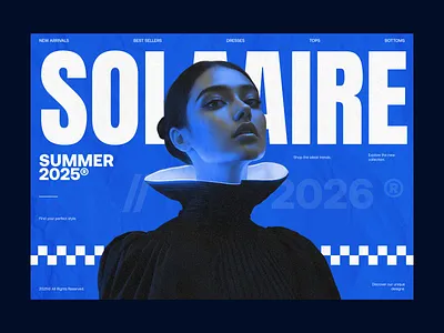 Fashion Editorial Website clean clothing ecommerce editorial editorial design fashion fashion tech hero landing page modern shop ui web web design website website design