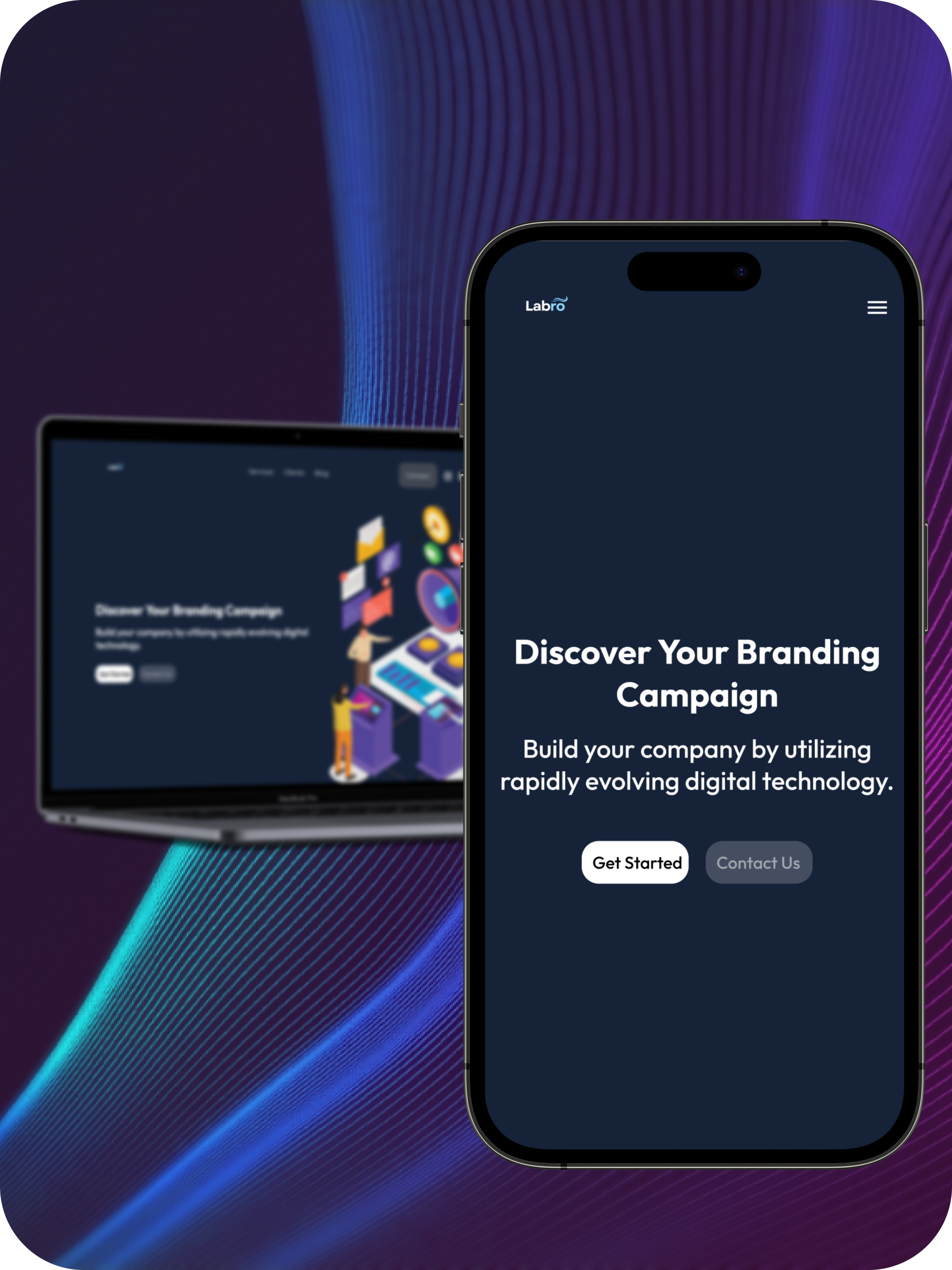 Labro Inc. : Digital Agency design figma technical design ui web design