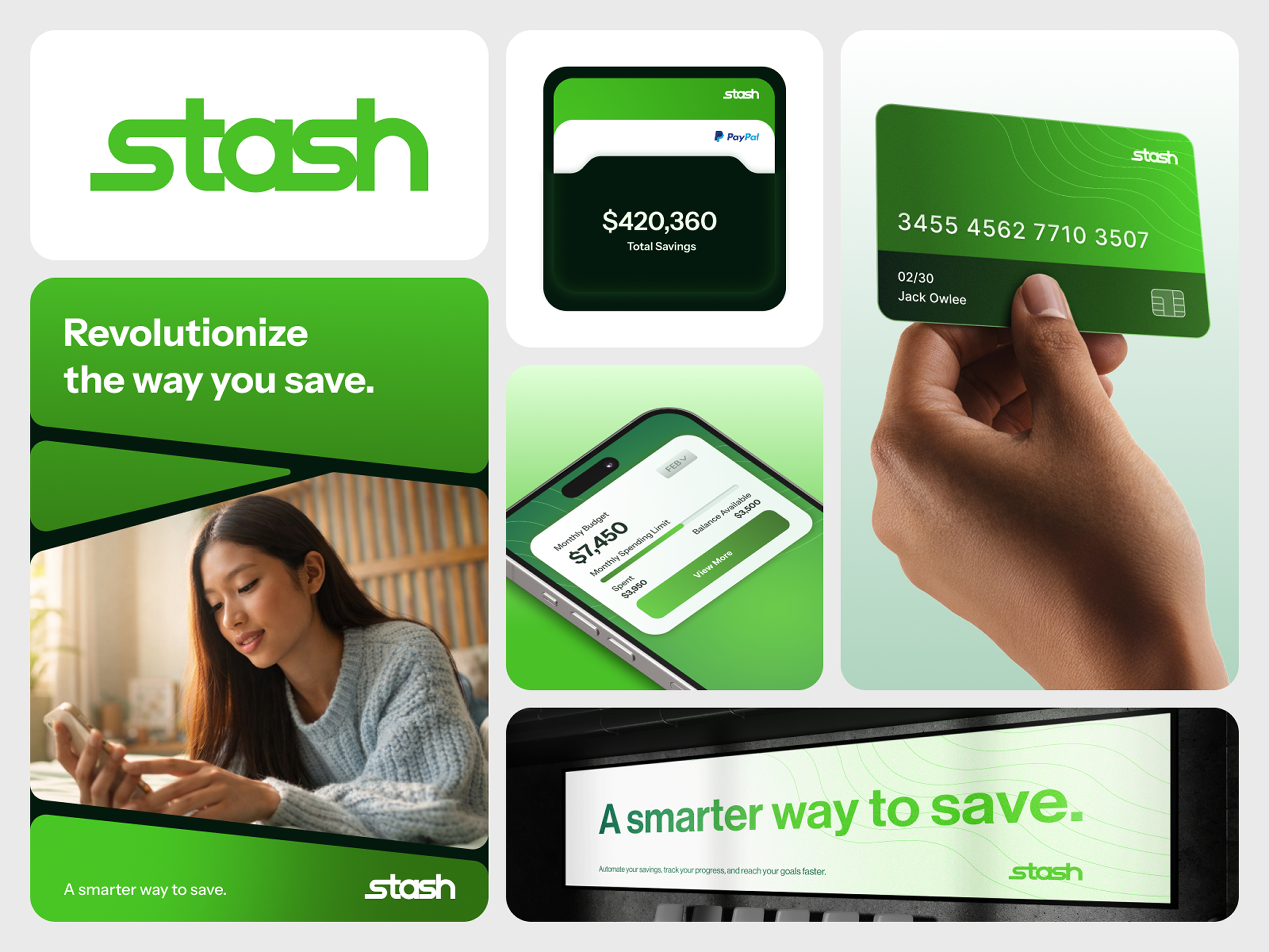 Stash Saving App Branding