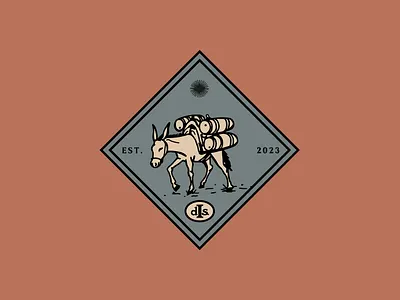 deIndias animals branding cartagena classic coffe colombia design donkey graphic design illustration logo nature plants vector