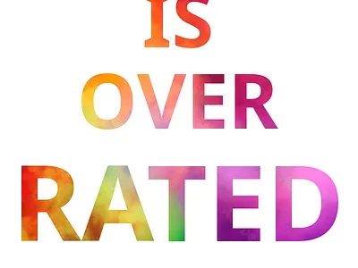 Success is overrated meme poster design graphic design illustration typography