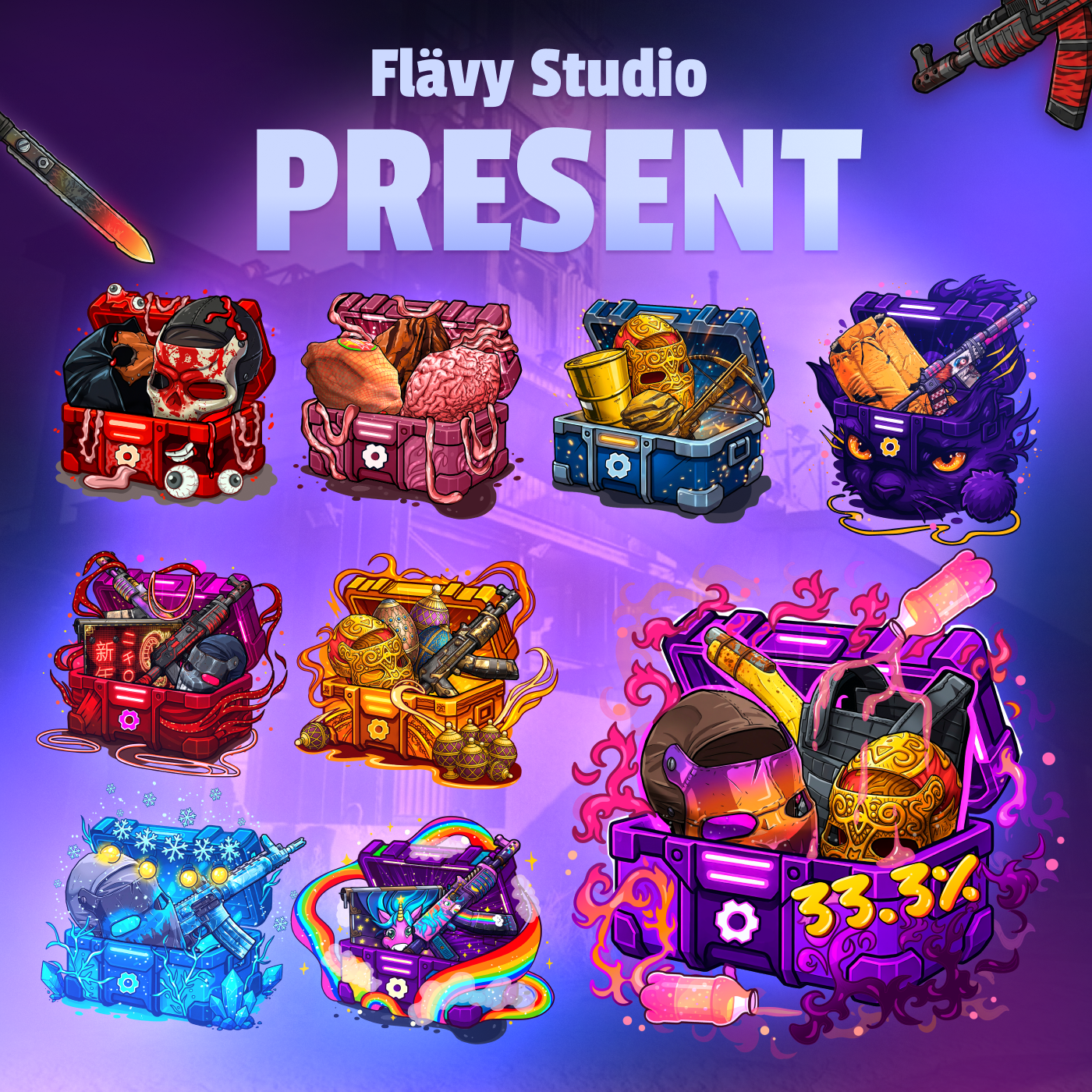 RUST CASES - Rust Neo 3d case battle cases casino cs cases cs2 gambling game design graphic design interface motion graphics online casino open case rust rust cases ui ui design user experience