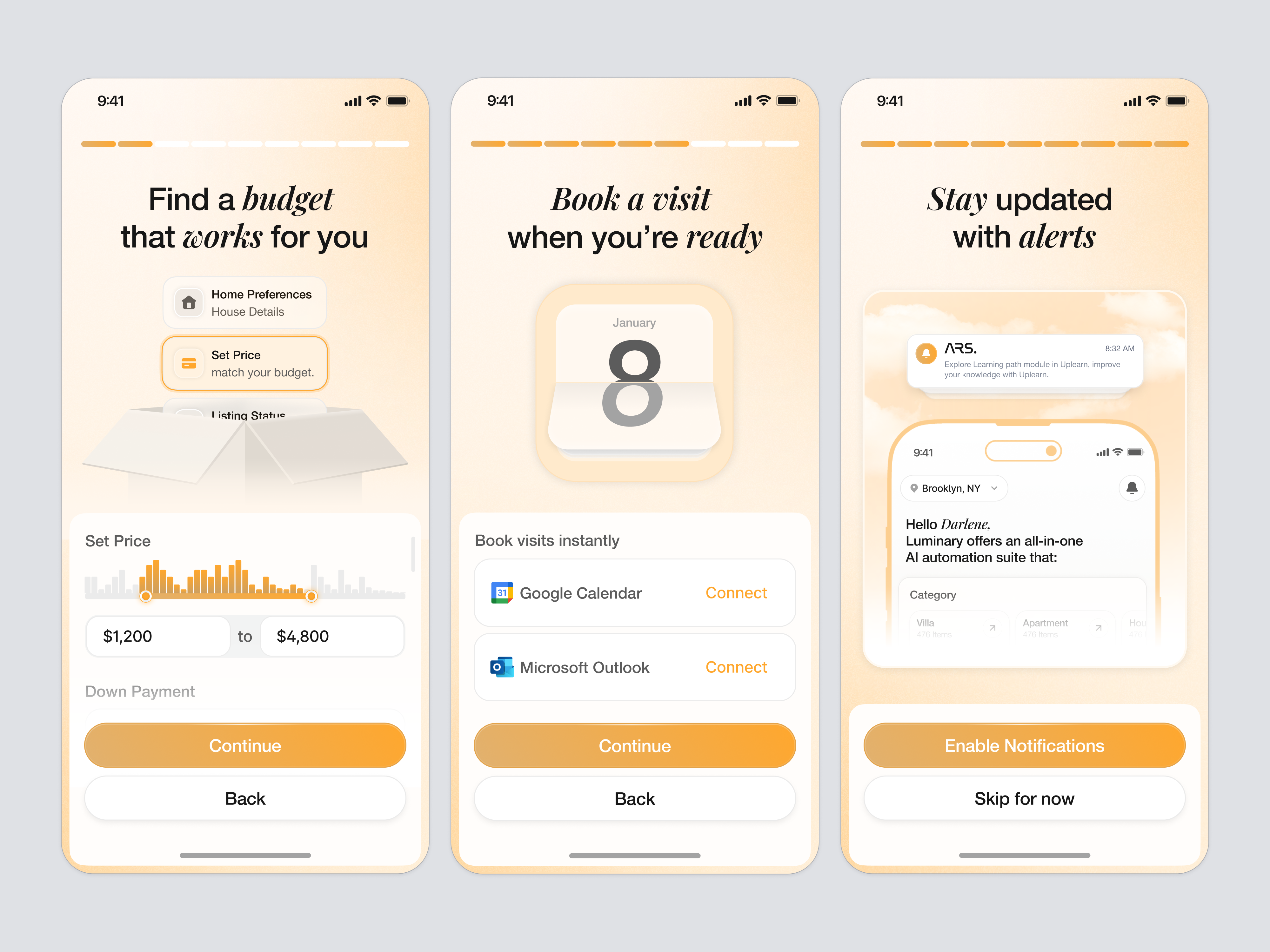 Example of Mobile App Design (Per Screen)