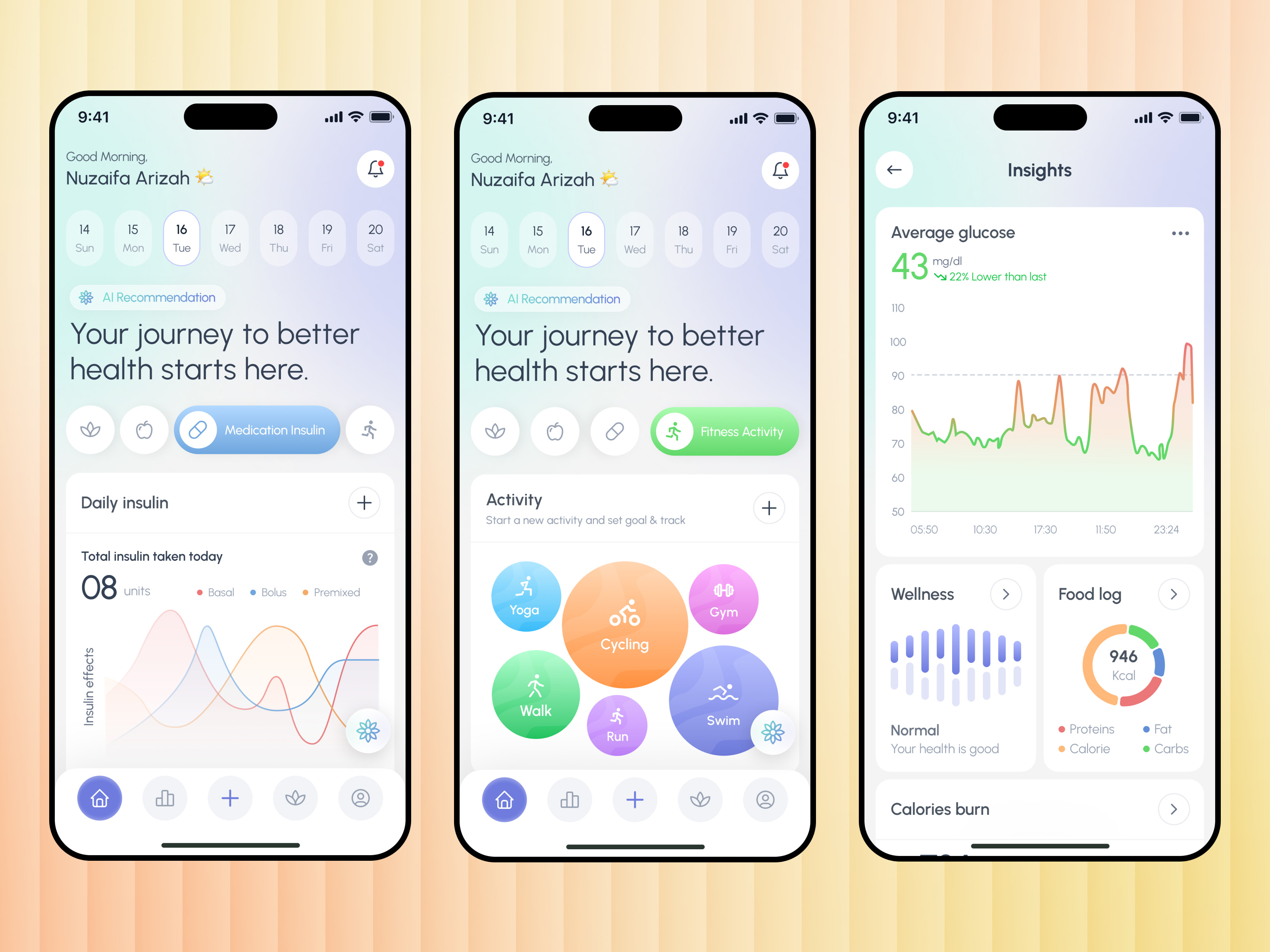 Example of Healthcare & Telemedicine App UI/UX