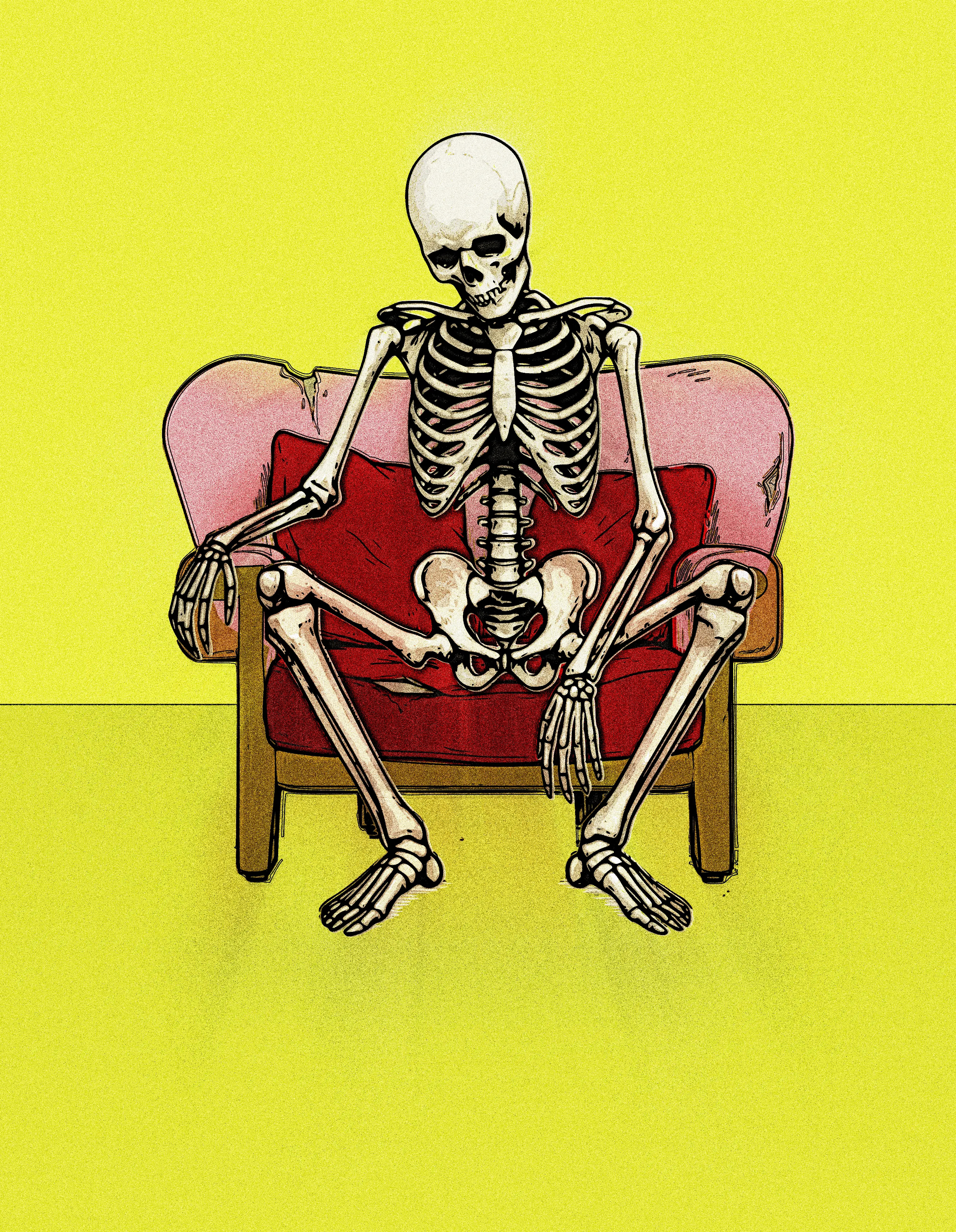 all things must end... despair illustration mr. skellington noise shunte88 the end vector want