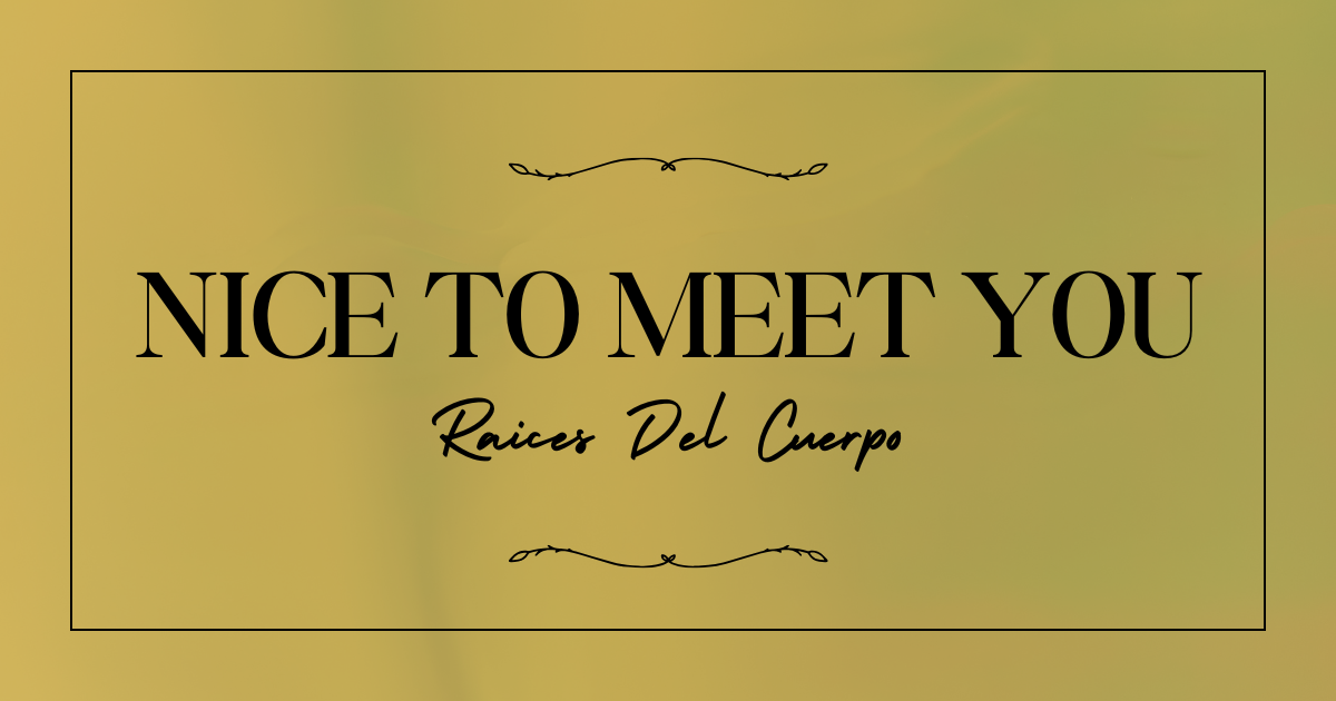 Shop Header (Raices Del Cuerpo)