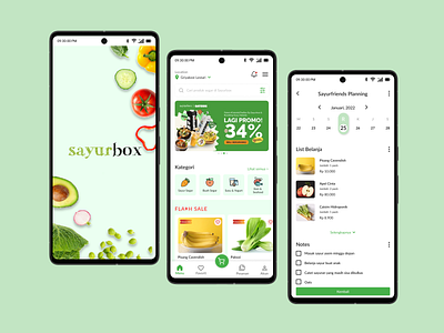 Redesign SayurBox animation branding design graphic design mobile apps ui ui design