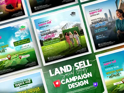 Land Sell Ads Social ads design land property sell social