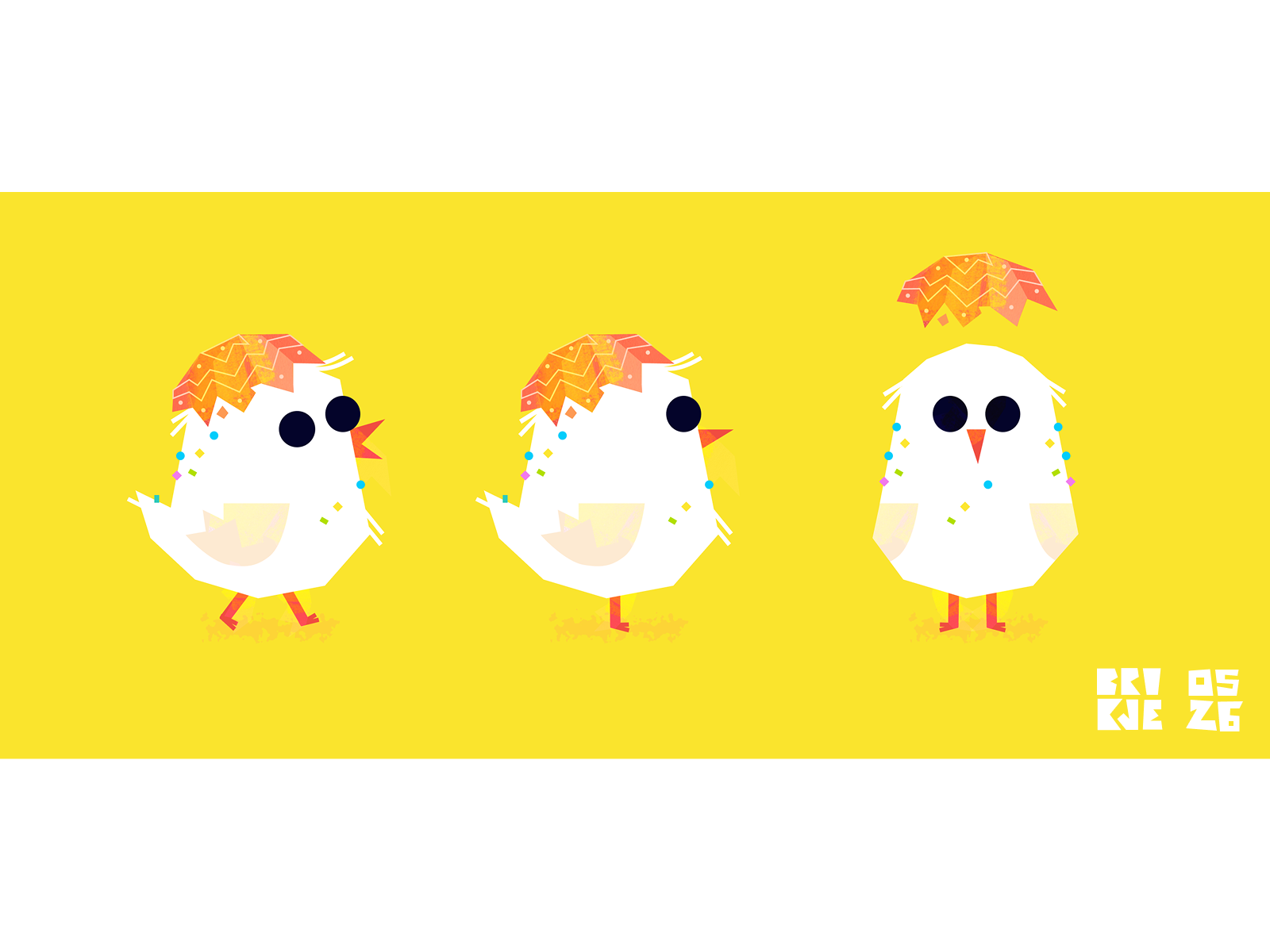 tiny easter chick