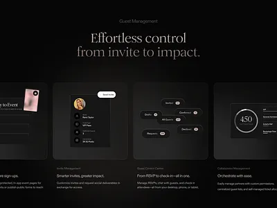 Rumor – The app where culture connects branding concert dark mode entertainment event management event platform events fashion guest list hospitality influencer marketing luxury membership nightlife premieres product design rsvp ticketing vip experience visual identity
