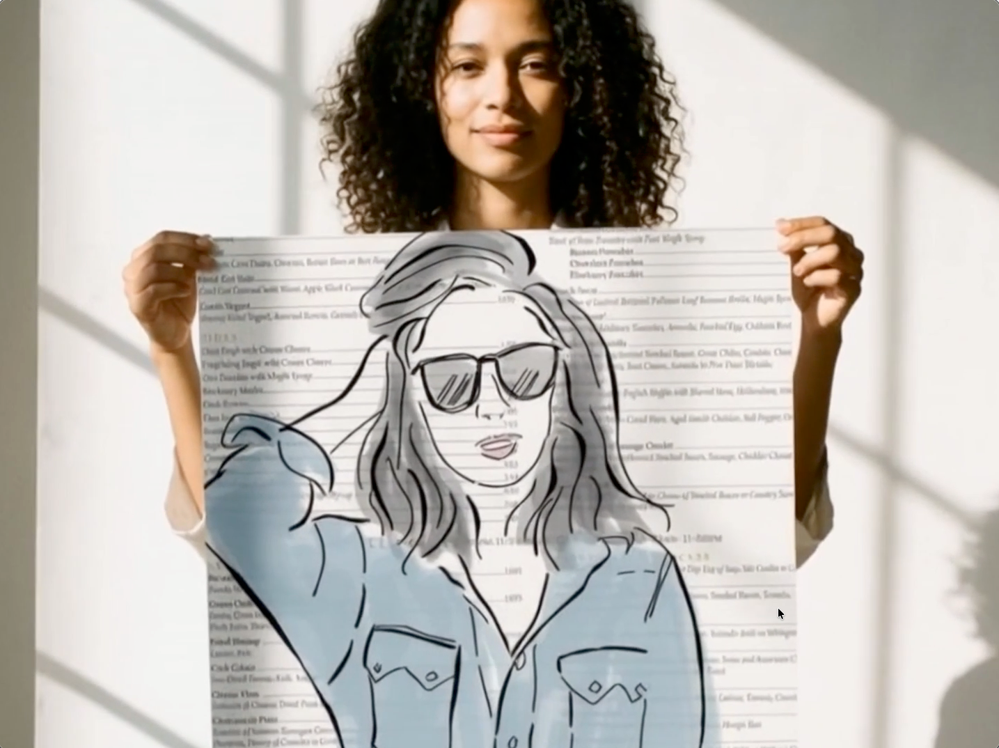 It started with a breakfast menu brand identity brand illustration branding collage editorial editorial illustration face fashion fashion illustration freelance illustrator hand drawn illustration illustration lifestyle line art mixed media packaging design portrait art portrait of woman sunglasses woman