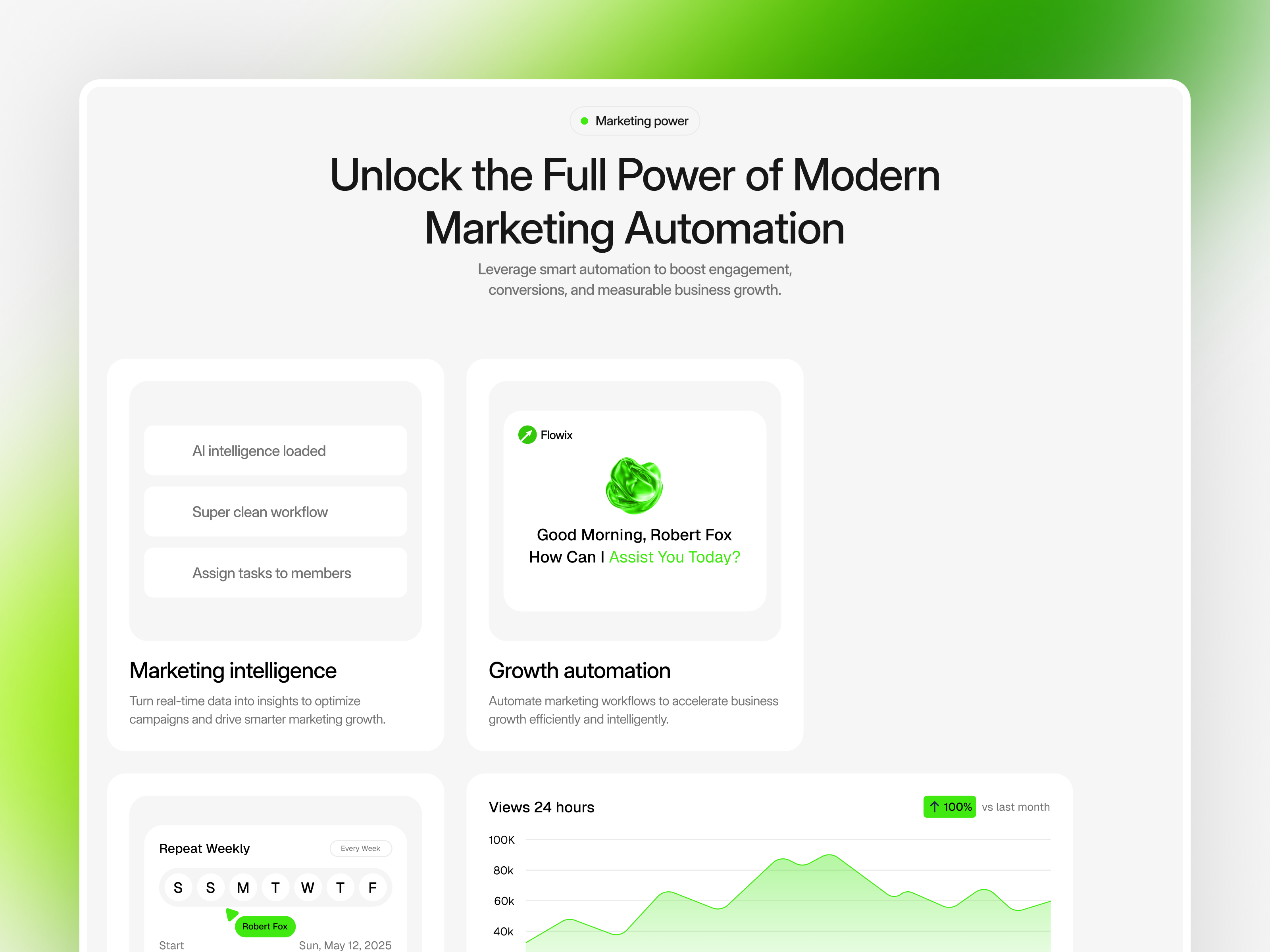 Example of Saa S Landing Page Design