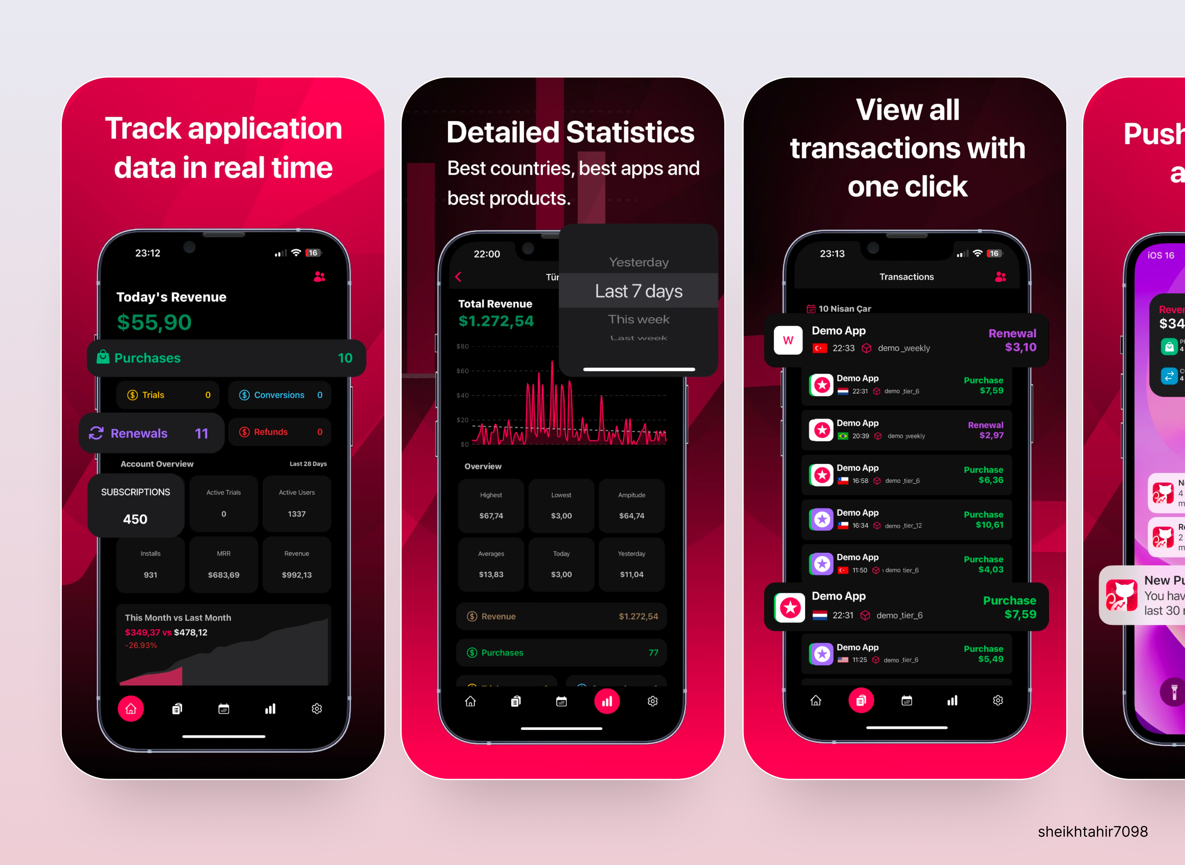 Example of Visually Appealing App Screenshot Design