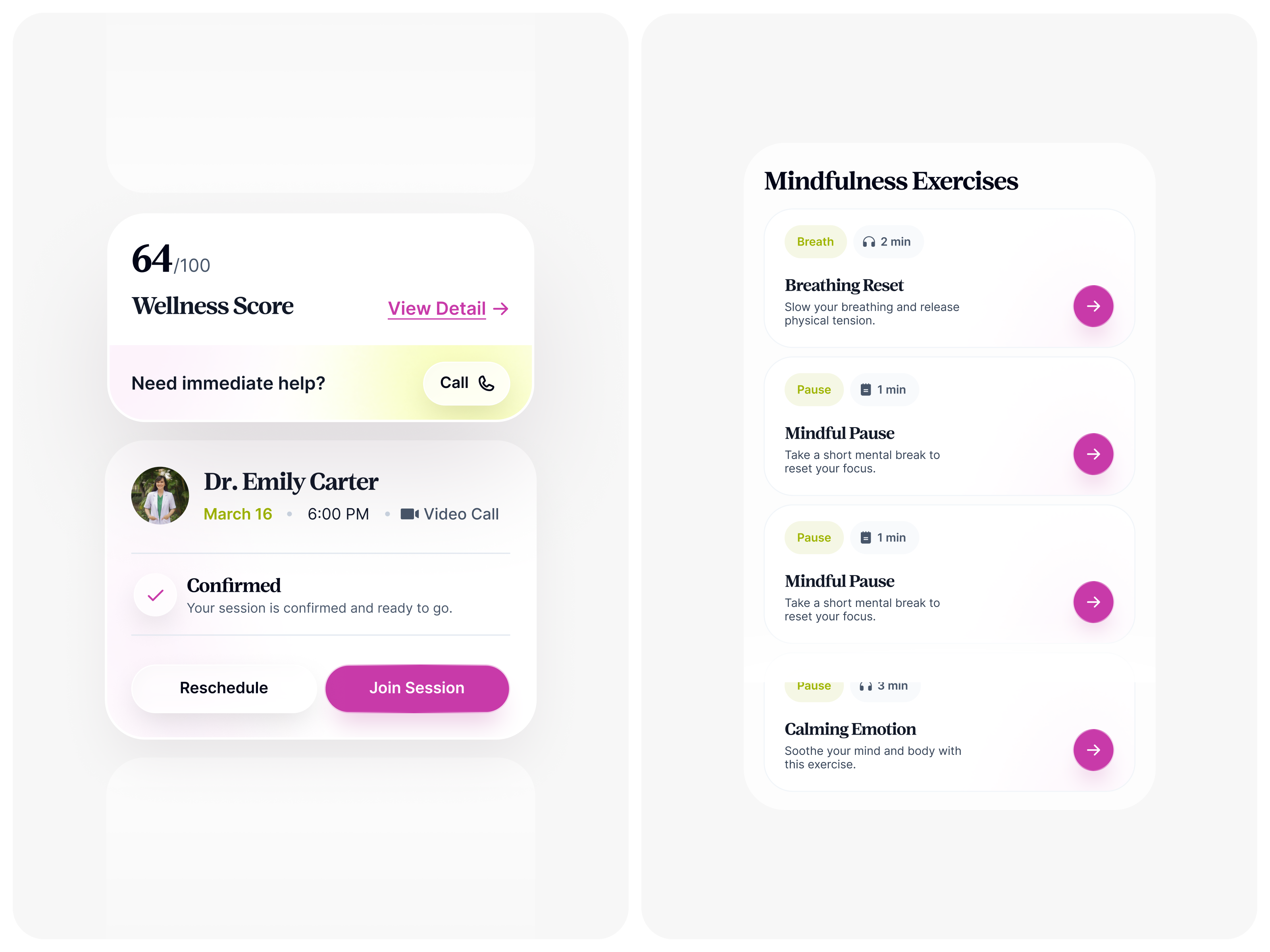 WellNest Homepage by 10am Product for 10am Space on Dribbble