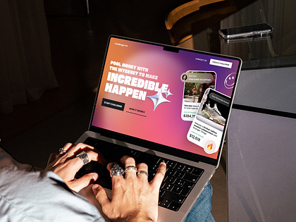 Social Challenge  Landing Page Design