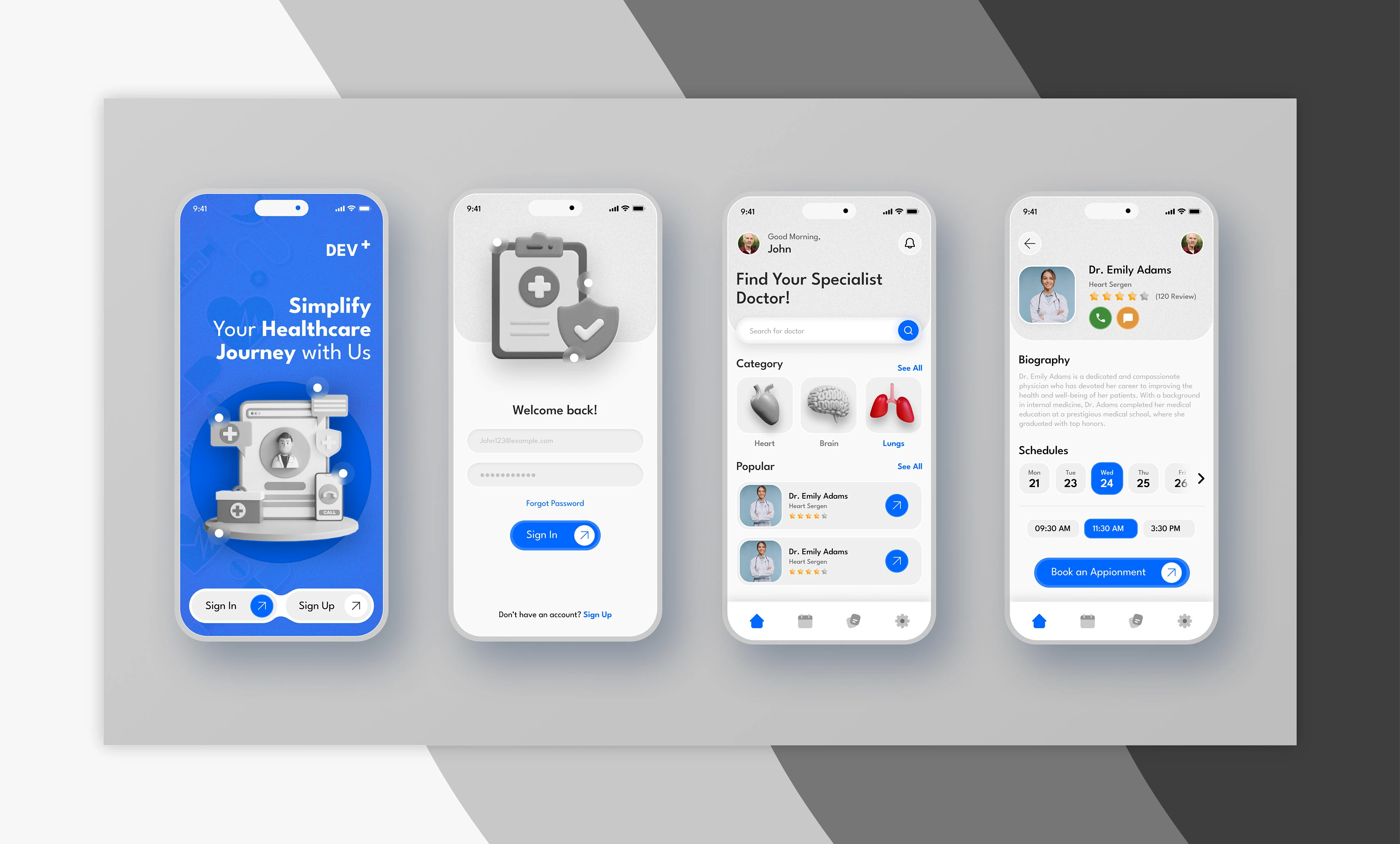 Book appointment WITH DOCTOR APP