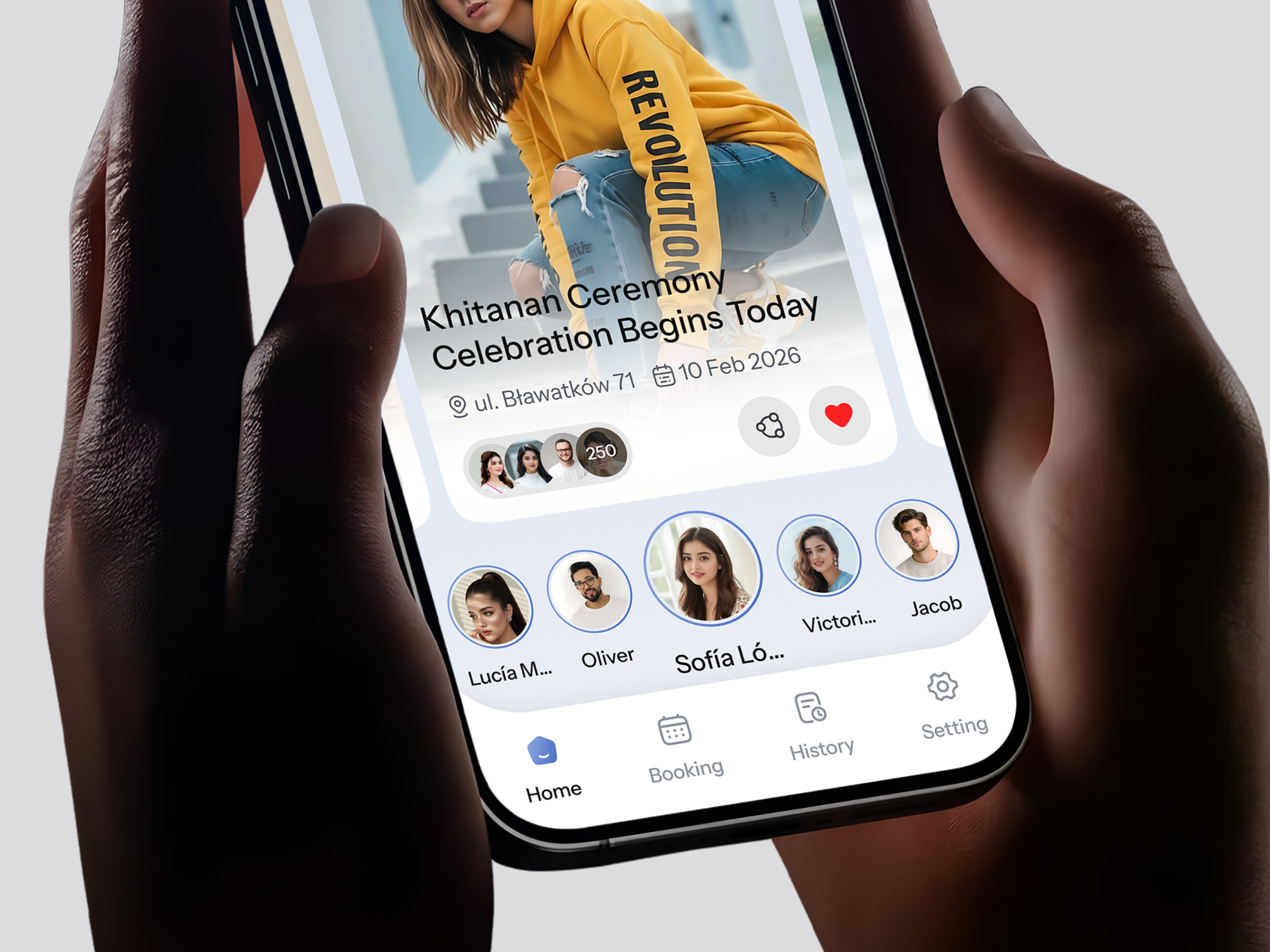 Social Meetup & Event Planner App Design app design booking app design discovery app event app event booking event finder location based media mobile mobile app mobile app design mobile ui social app social media user interface uxui web
