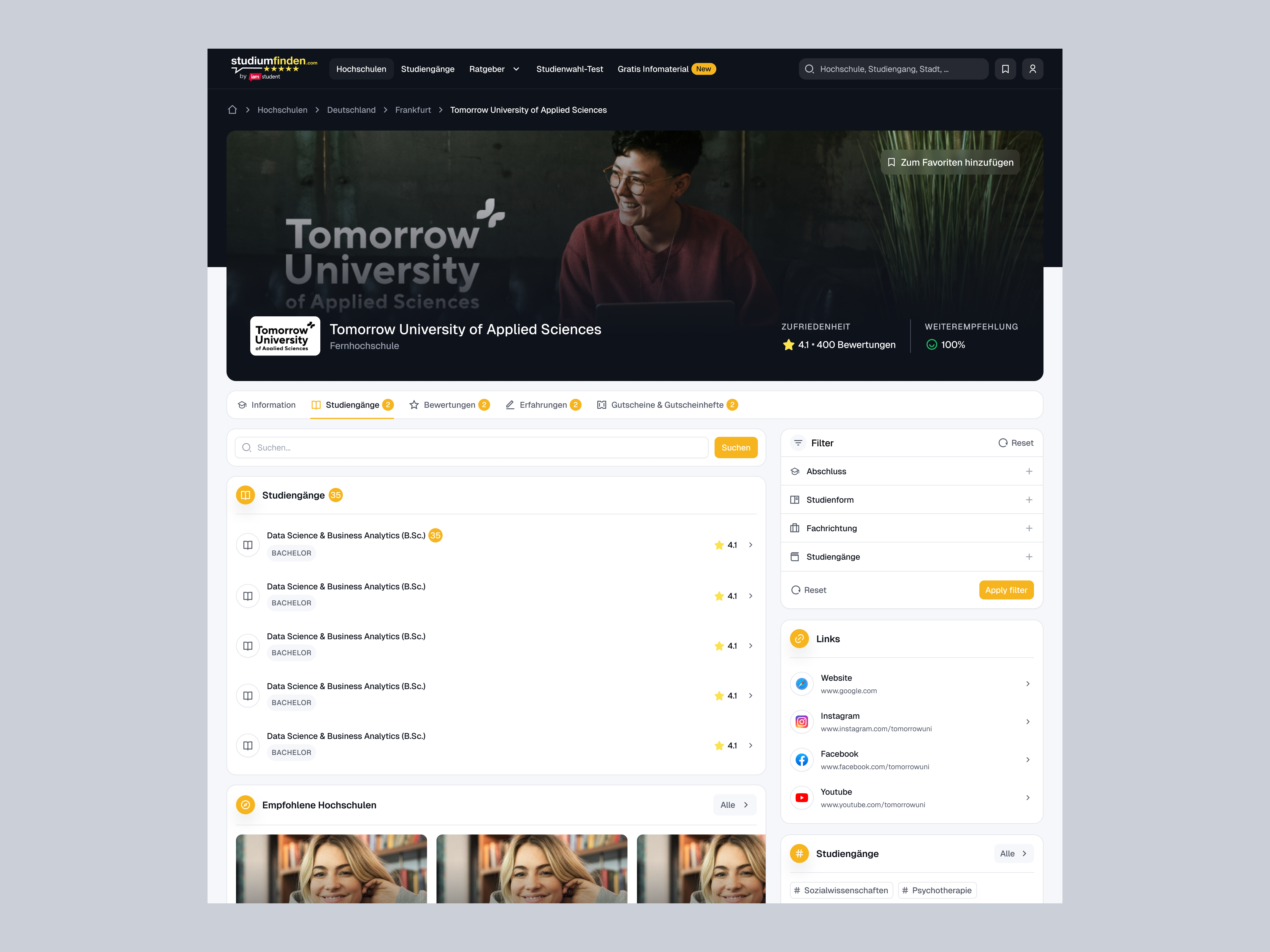 Course of Study ai app course design education minimal mobile school study system tool ui ux web