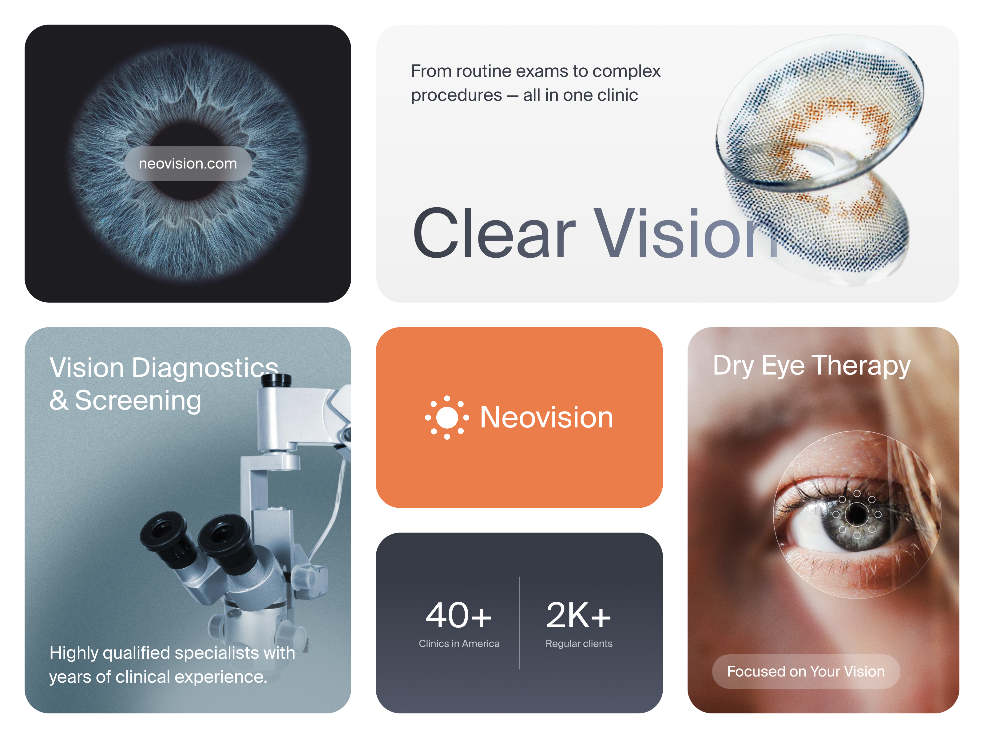 Neovision — Branding for an Ophthalmology Clinic