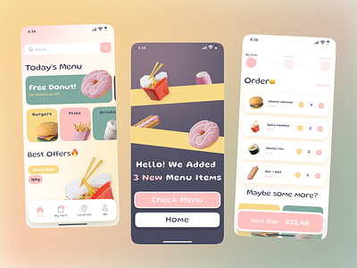 Delivery App UI 3d app app design app ui branding delivery delivery app design figma figma expert food graphic design illustration landing page mobile mobile design mobile ui ui ux web design