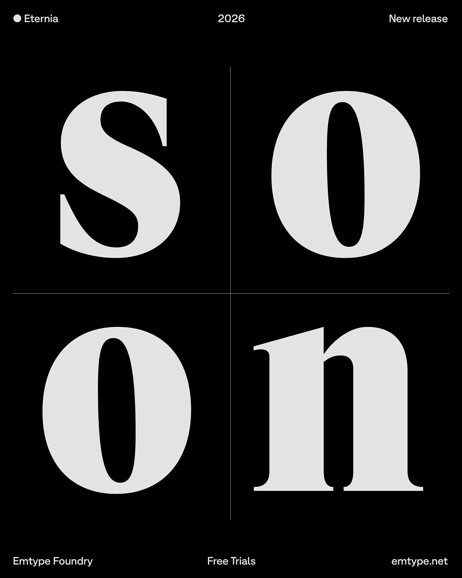 Coming soon by Emtype Foundry on Dribbble