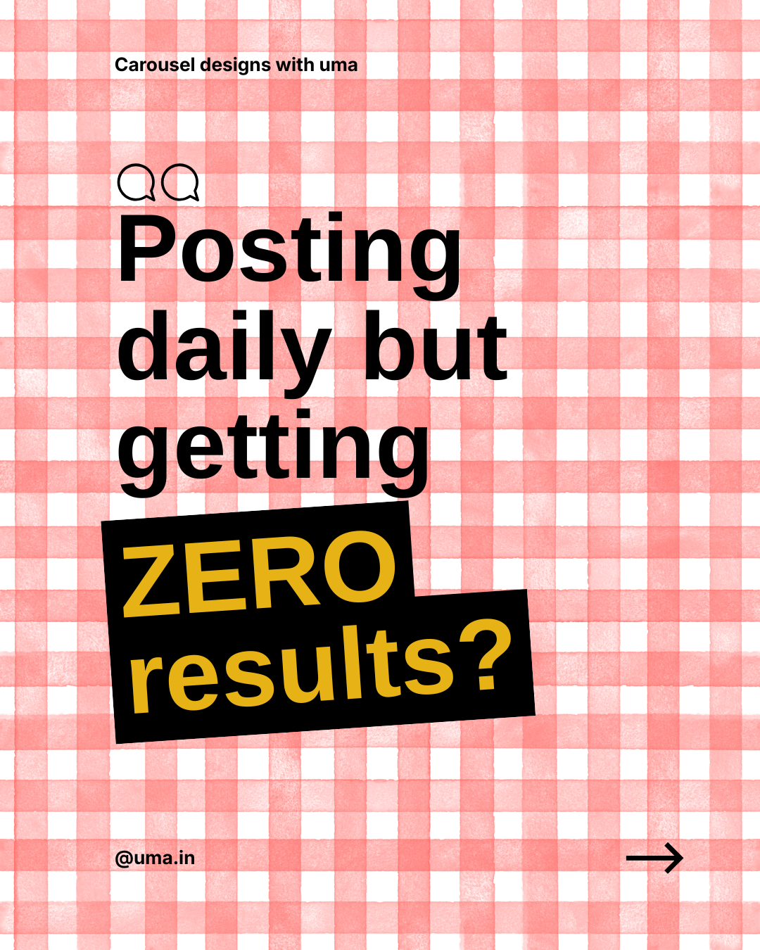 Posting Daily but Getting Zero Results? | Carousel Design carousel case study content design content strategy design thinking social media design ui design ux design