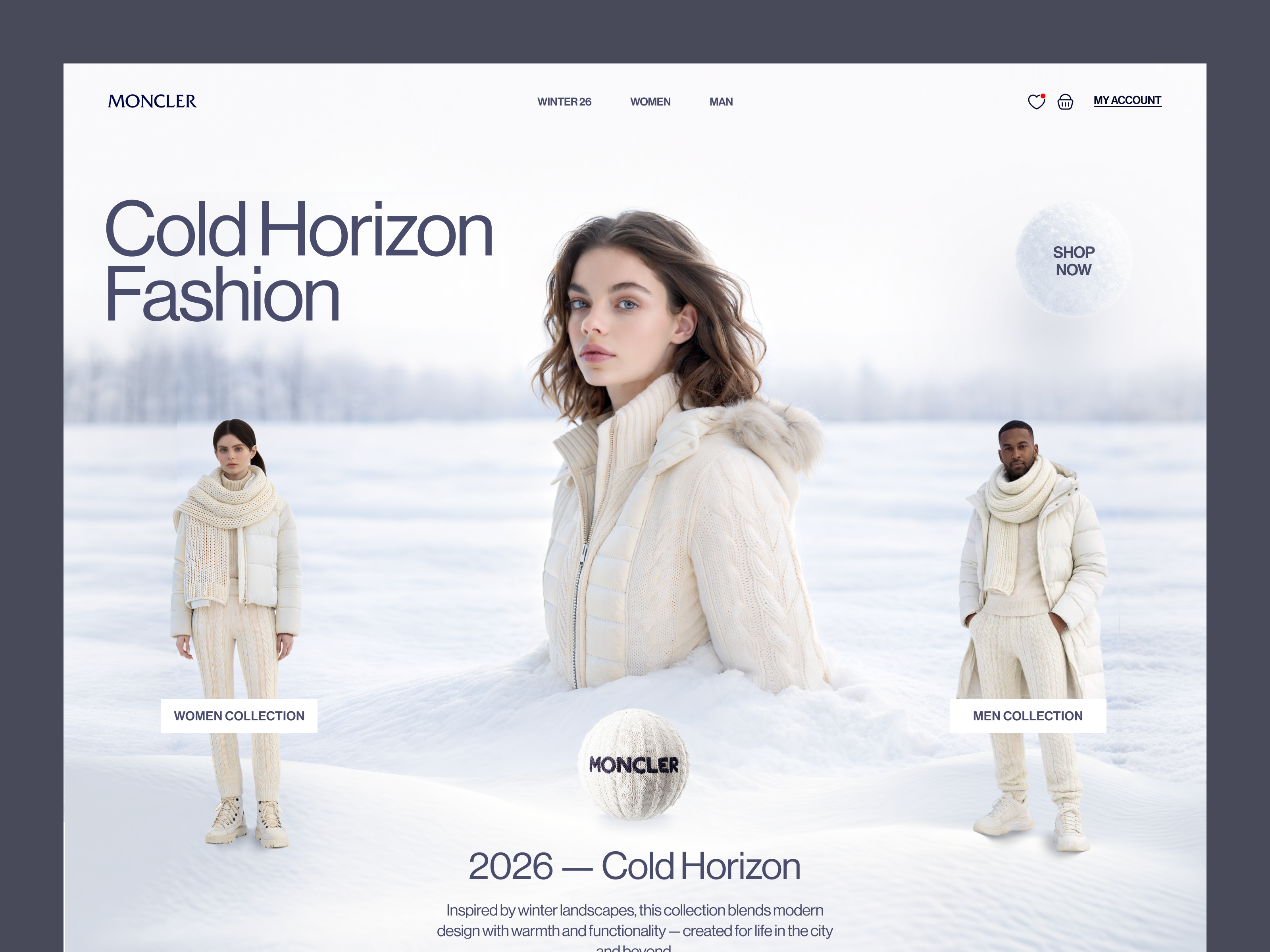 Website for a Fashion Brand ✦ Moncler
