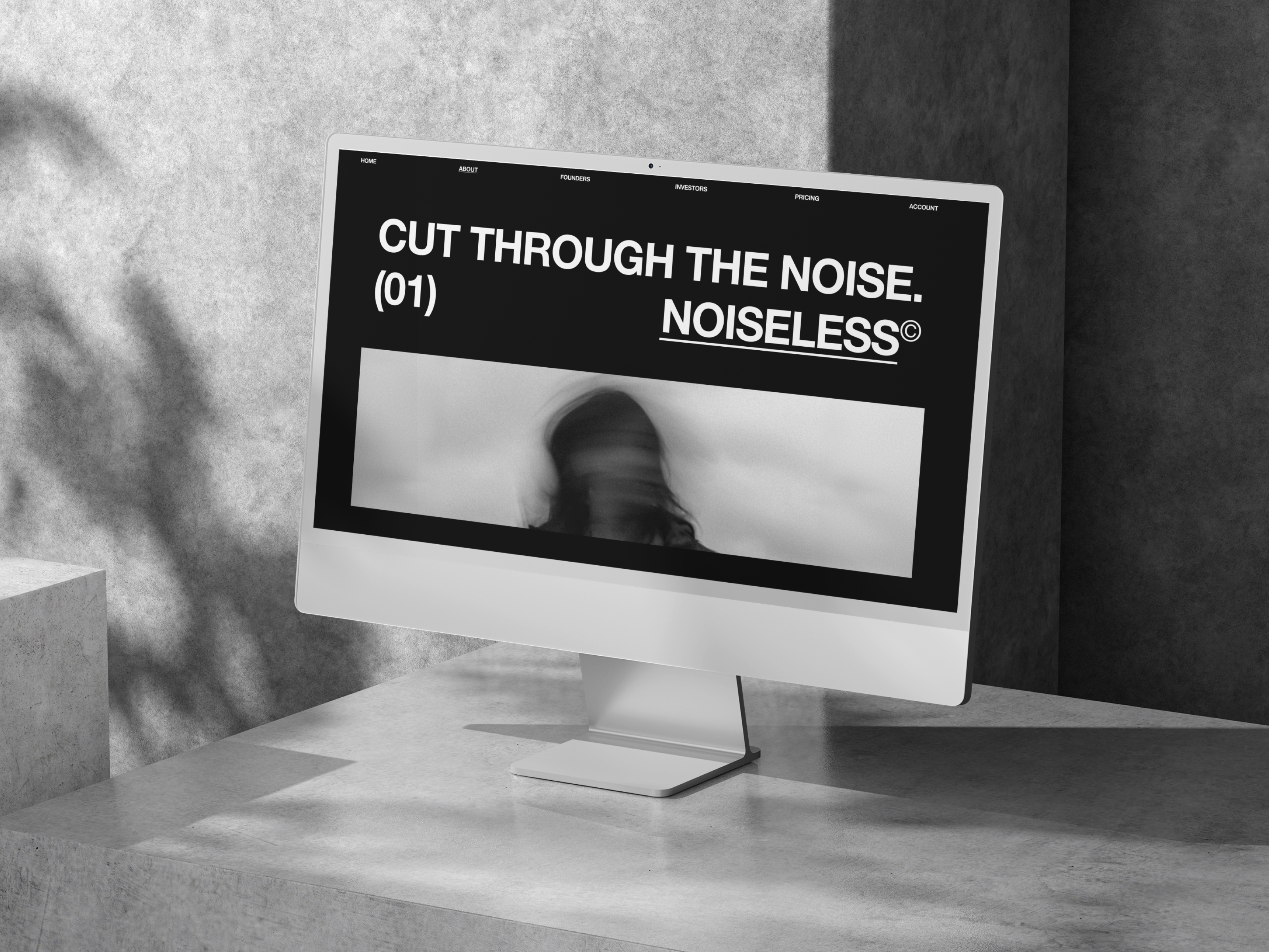 Example of NOISELESS© Website