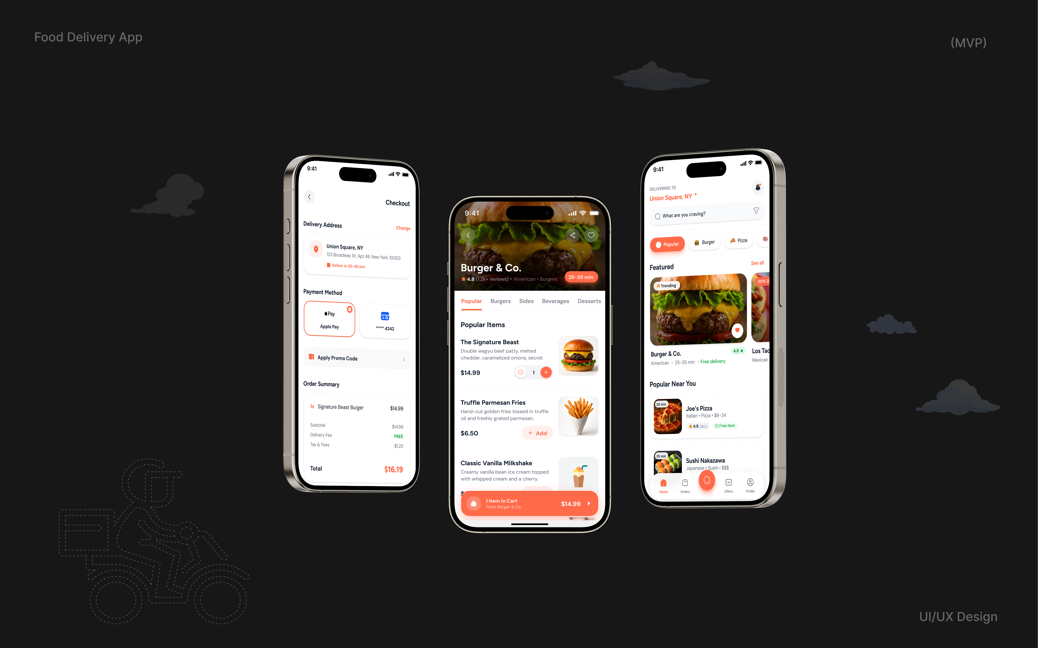 Restaurant Ordering Experience Design MVP for Startup appuidesign best ux branding foodappdesign foodappui graphic design growth focus ux logo mobileappdesign motion graphics product ui productdesign restaurantapp startupdesign ui uidesign uiuxcx uiuxdesign uxdesign website design