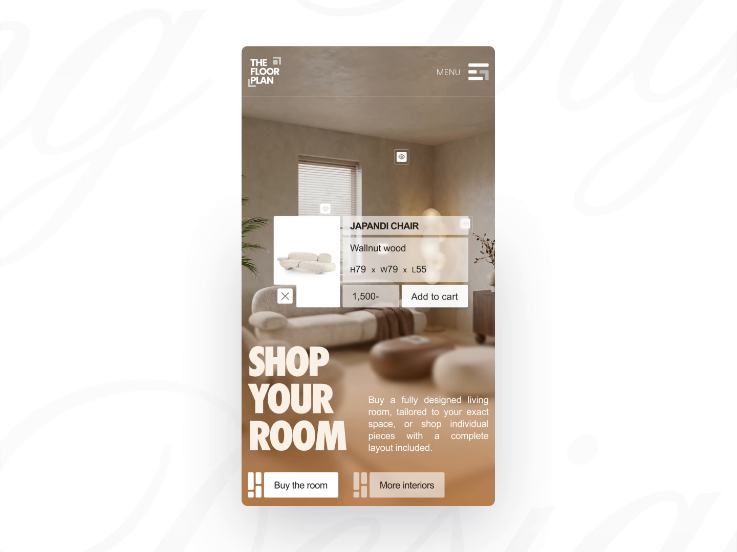 The floor plan | webdesign