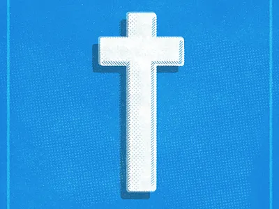 Jesus Loves You! art christian cross god illustration jesus love retro textures