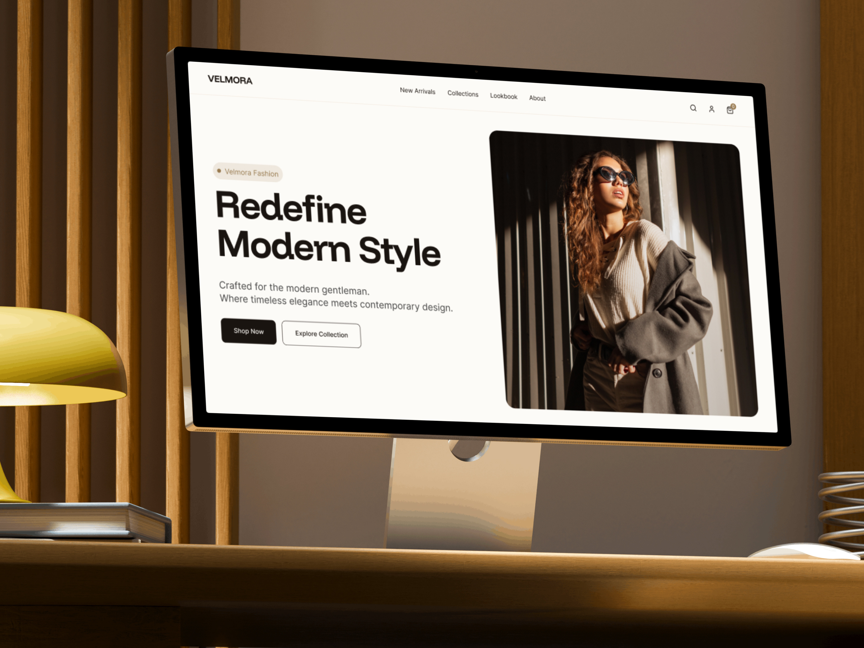 Velmora — Fashion E-commerce Website UI Design